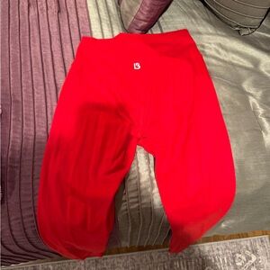 Buffbunny Bright Red Rosa Athletic Leggings